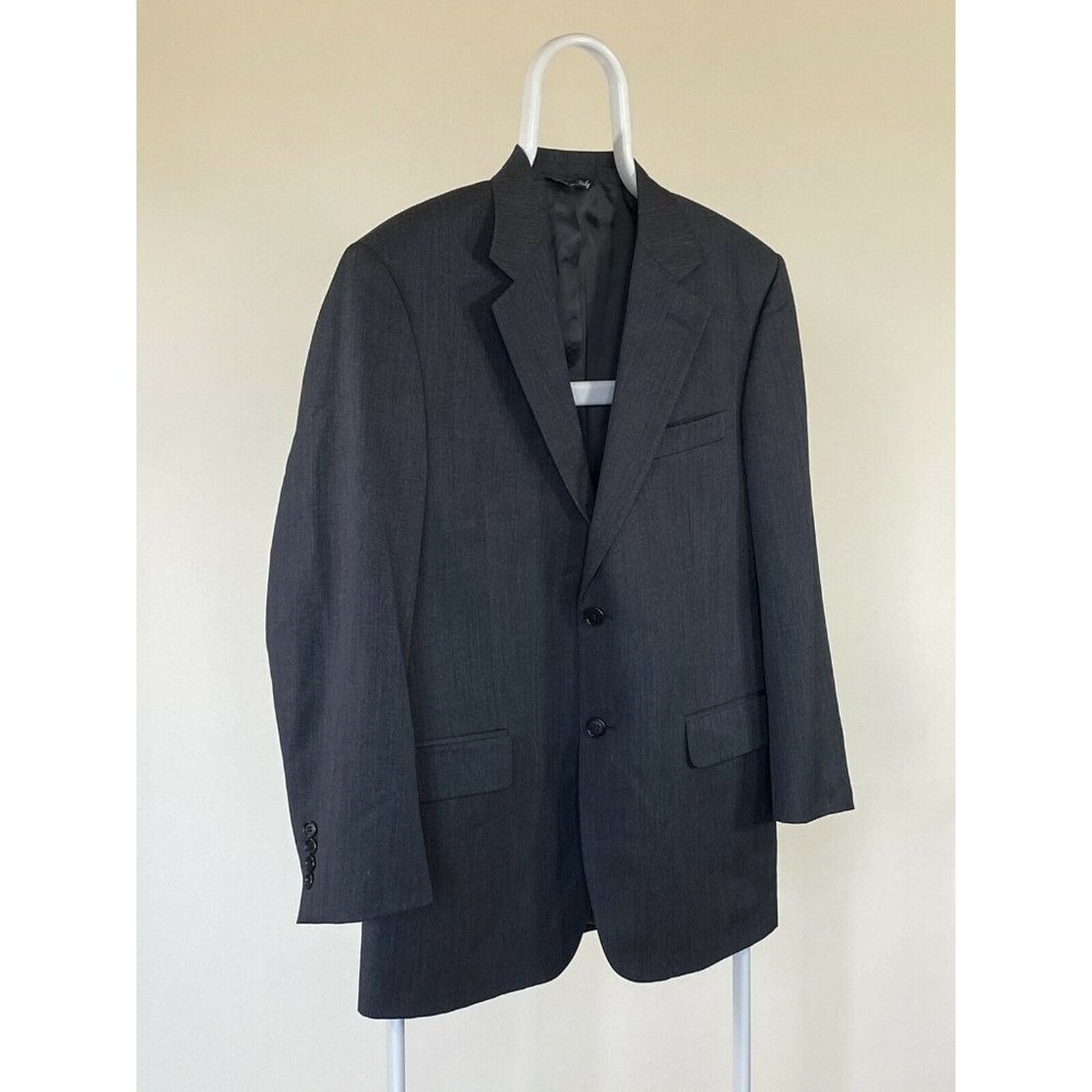 Pronto-Uomo Firenze Italian Blazer Jacket Sport Coat 40 R Gray